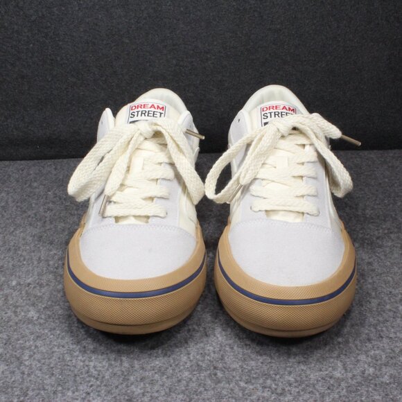 Temu Dream Street Vans White Suede Gum Sidewalls Low Tops, Mens Size 12  ebaiyse - Picture 2 of 10